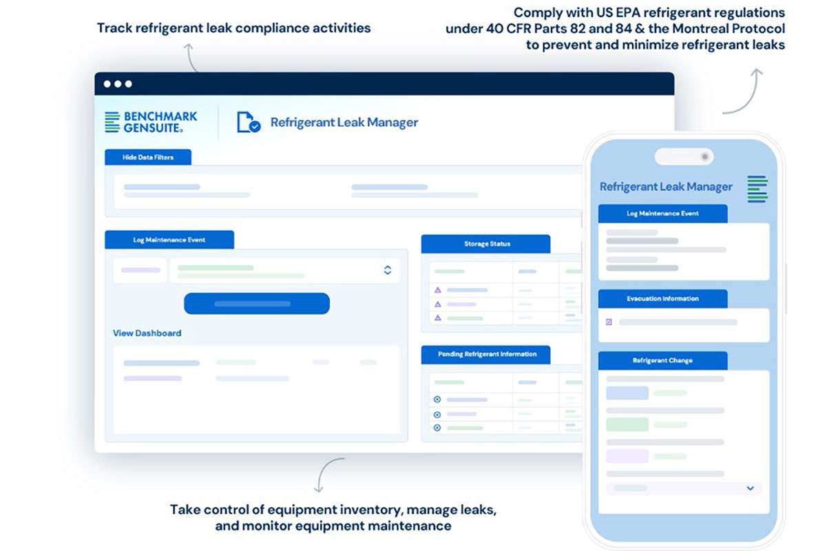 Benchmark Gensuite Refrigerant Leak Manager