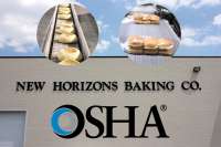 OSHA cites New Horizons Baking for lockout/tagout, guarding violations