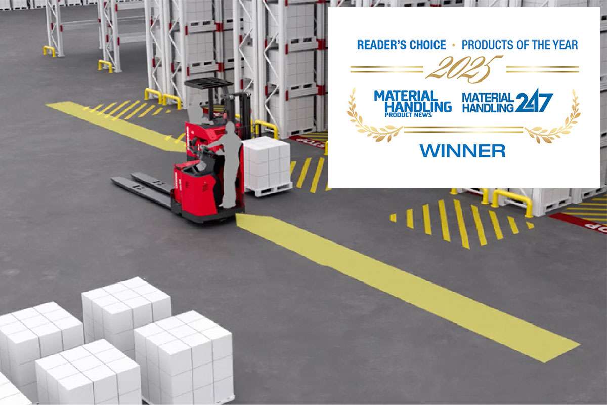 Raymond iWAREHOUSE ObjectSense detection and notification system