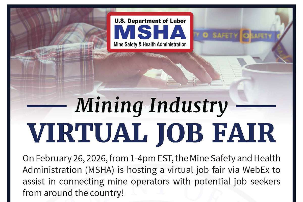 MSHA hosting Mining Industry Virtual Job Fair Feb. 26