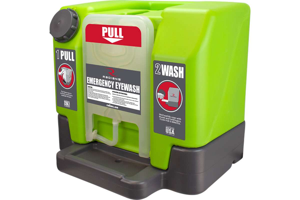 Radians PLS2014 Gravity-Fed Portable Eyewash Station
