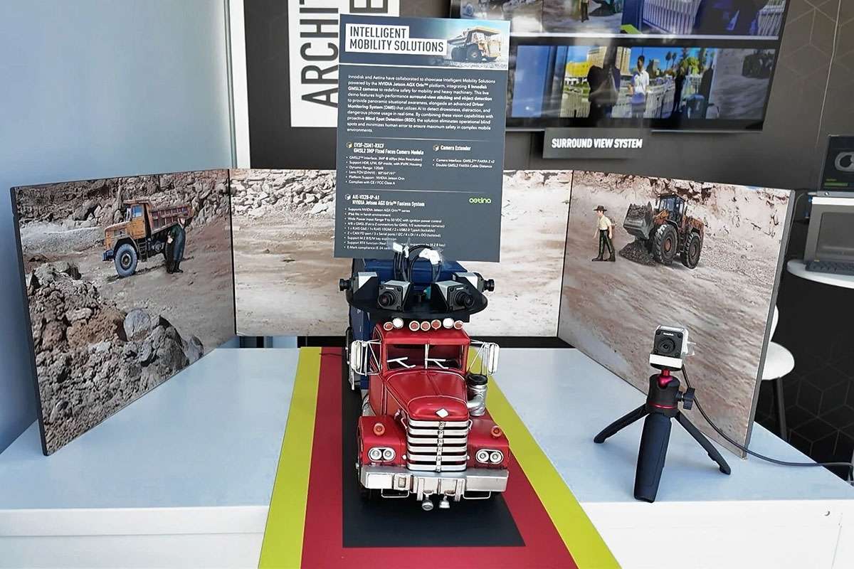 GTC 2026: Innodisk, Aetina jointly develop AI surround perception system for heavy vehicles