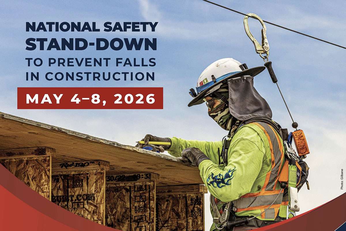 OSHA promoting 2026 National Safety Stand-Down to Prevent Falls in Construction