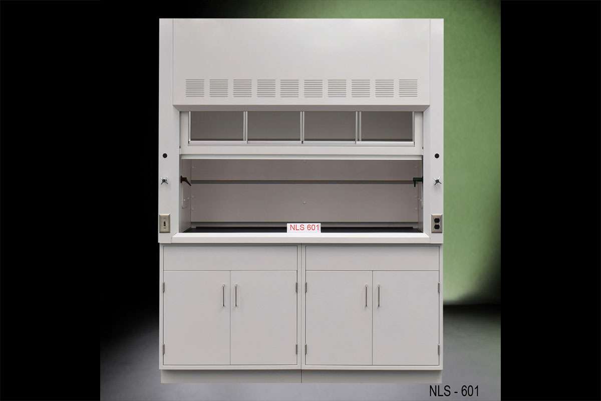 Fisher American 6-Foot Fume Hood with General Storage Cabinets