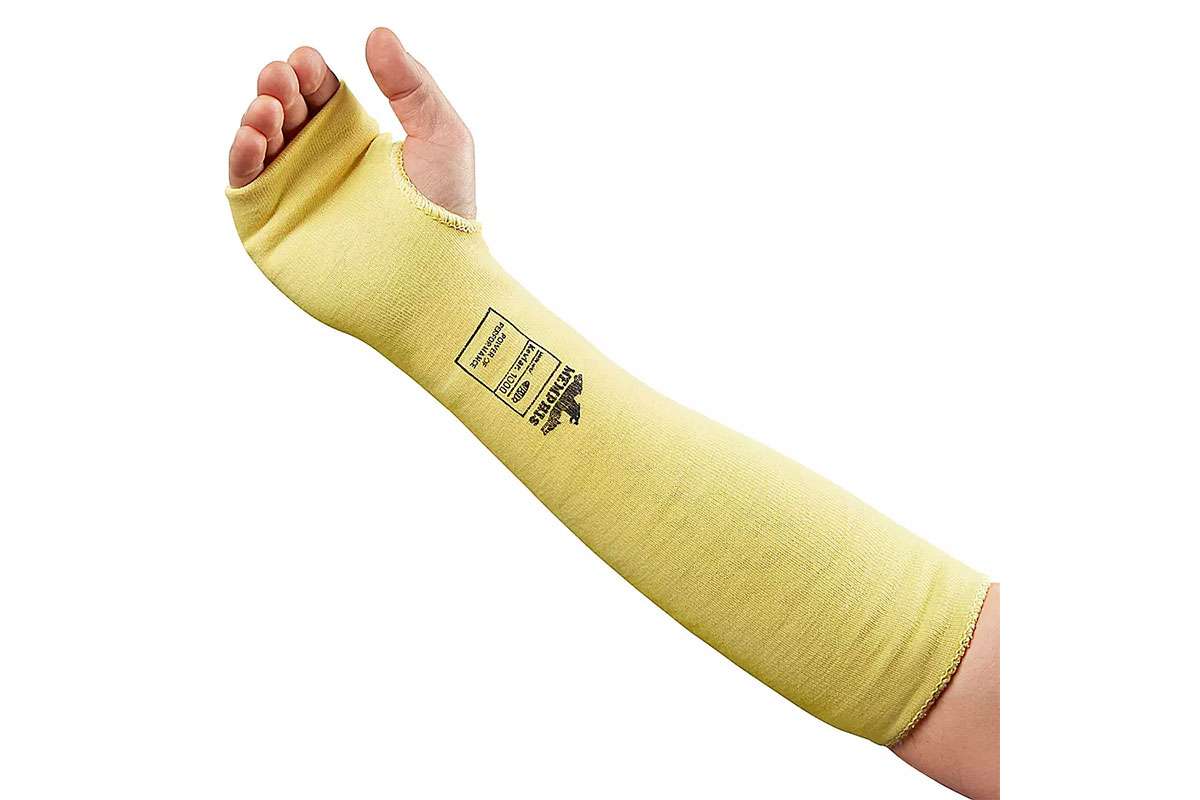 ULINE 18-Inch Kevlar Cut-Resistant Sleeve with Thumbhole