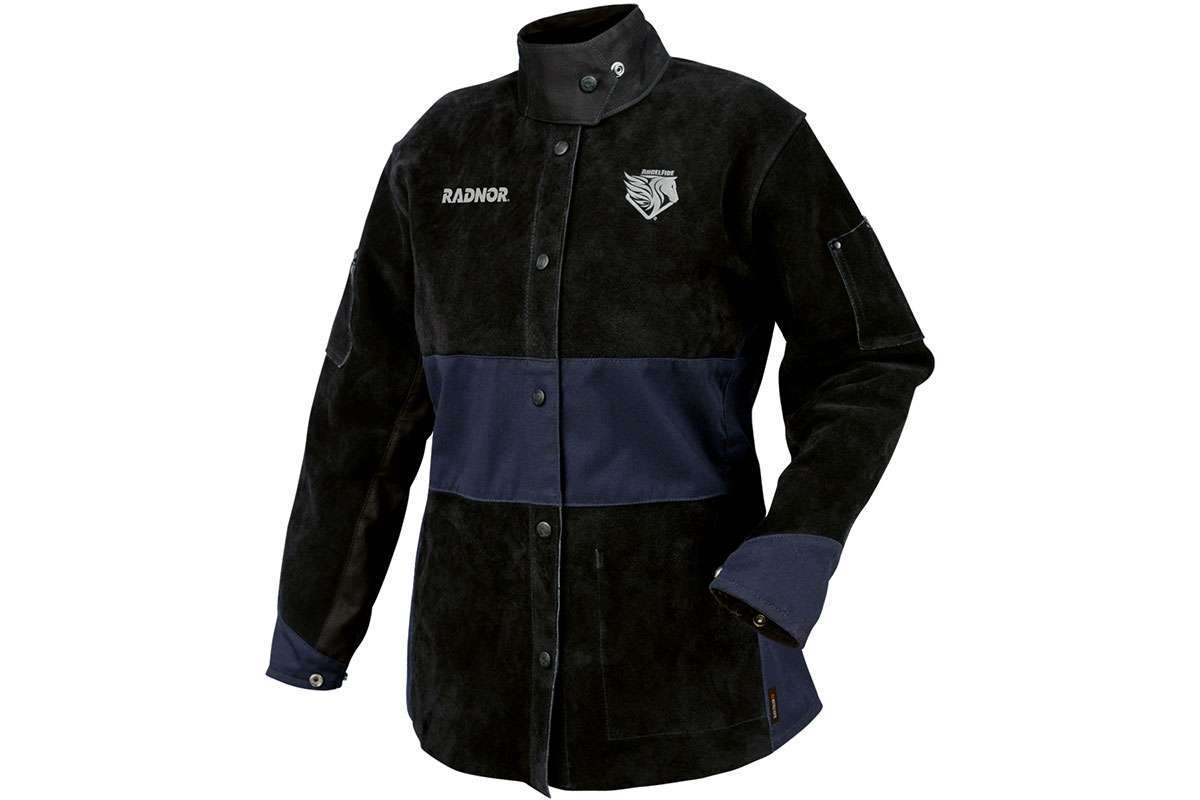 Airgas RADNOR Women’s Cotton AngelFire Flame Resistant Welding Jacket