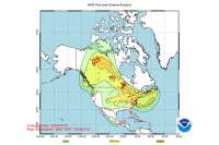 Wildfires generating smoke across Canada & northern U.S.
