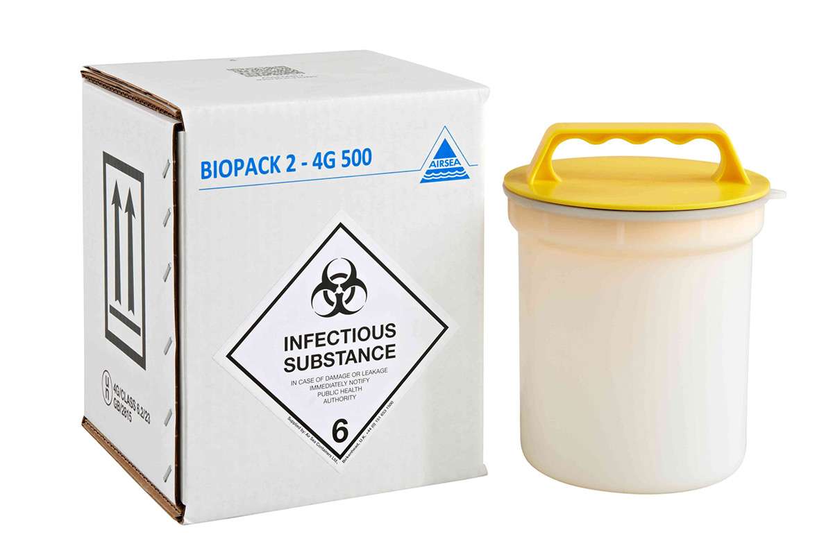 Air Sea Biopack-2 - 51 oz UN Combination Packaging, CLASS 6.2 Infectious Substances