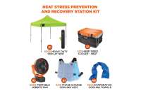 Ergodyne Chill-Its Heat Stress Prevention & Recovery Station Kit