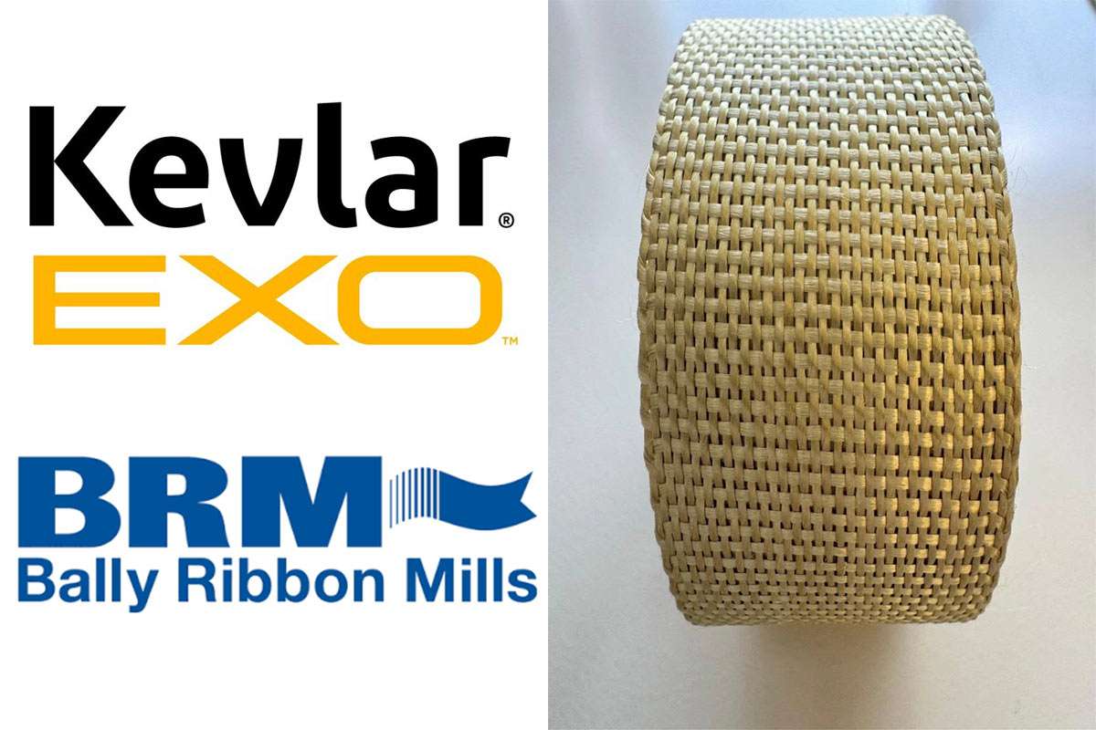 Bally Ribbon Mills introduces Kevlar EXO webbing
