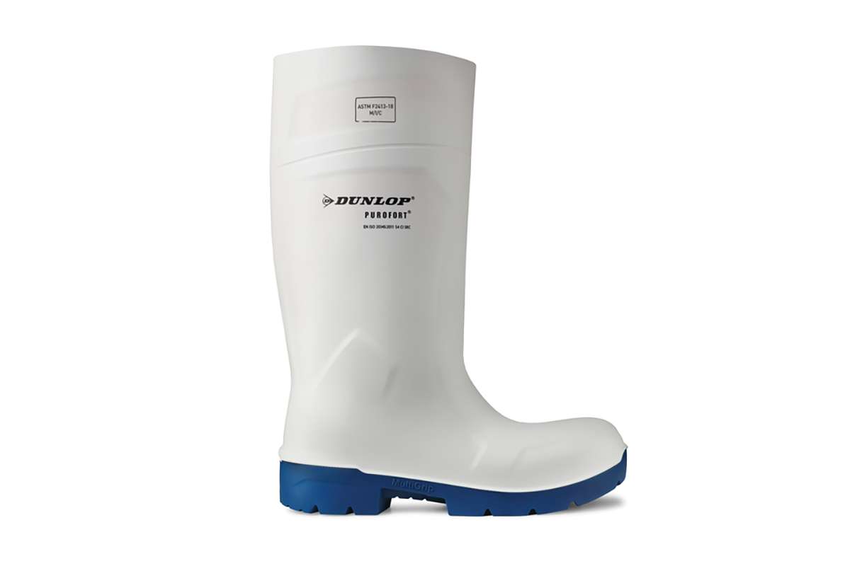 Dunlop FoodPro Purofort MultiGrip safety White/Blue