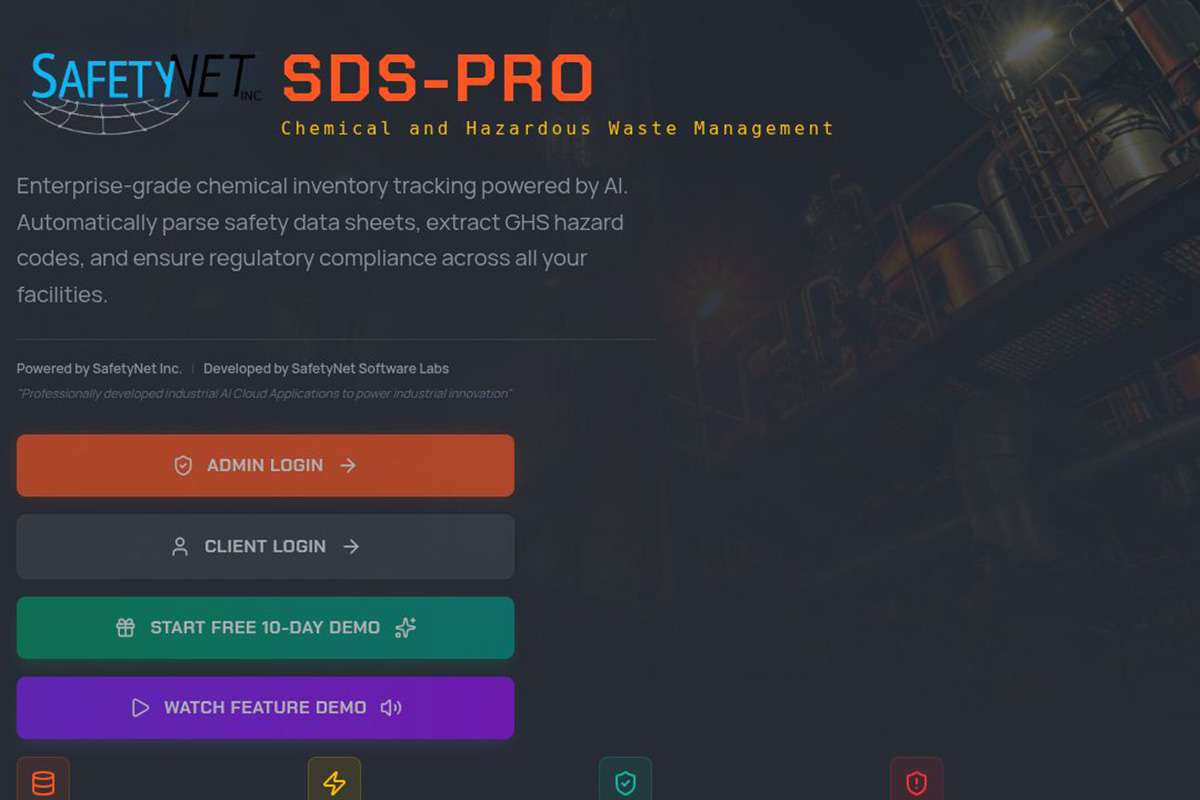 SafetyNet Inc. SDS-PRO