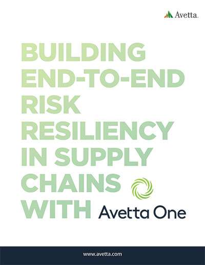 Building End-to-End Risk Resiliency in Supply Chains