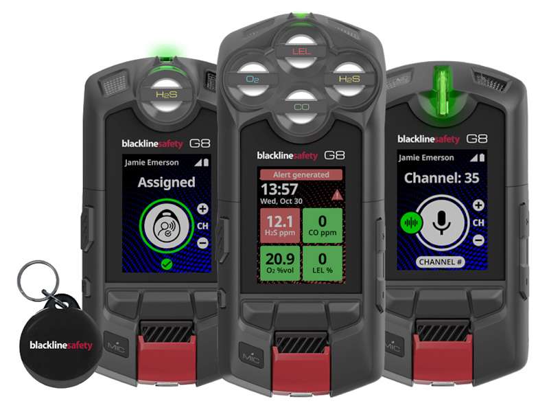 Blackline Safety G8 Portable Gas Detector