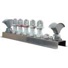 Larson Electronics: EPL-TL-5X100W-C-PA Stack Light With Signal Horns