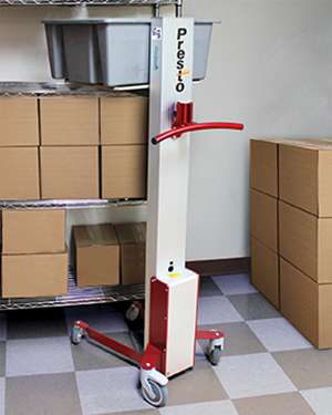 Presto Lifts: PLS53-150 LiftStik powered lifter transporter
