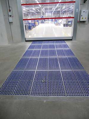 ProfilGate: Line of Floor-Based Brushes to Minimize Dirt from Wheels and Pedestrians
