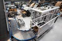 Automated packaging makes noise at Crutchfield