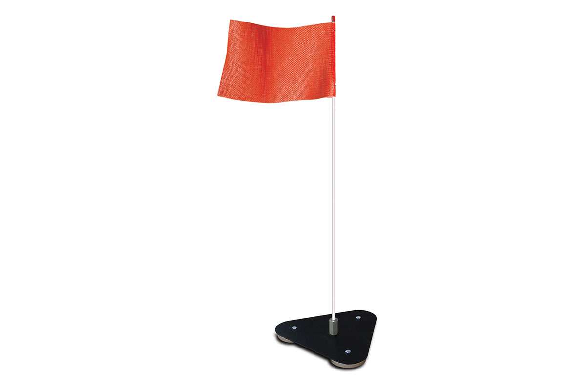 MySafetySign 7-Foot Orange Light-Duty Warning Whip
