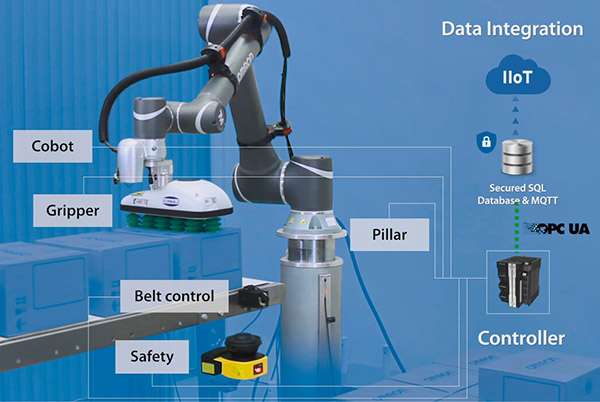 Jet Automation Partners with Omron to Develop Cobot Palletizing System