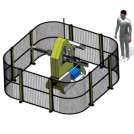 Axelent: Line of protective machine and perimeter guarding