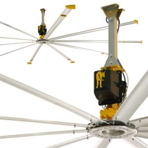 Big Ass Fans: Line of large-diameter, low-speed fans