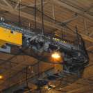 Line of safety netting