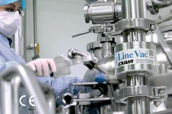 Exair: Sanitary Flange Line Vac