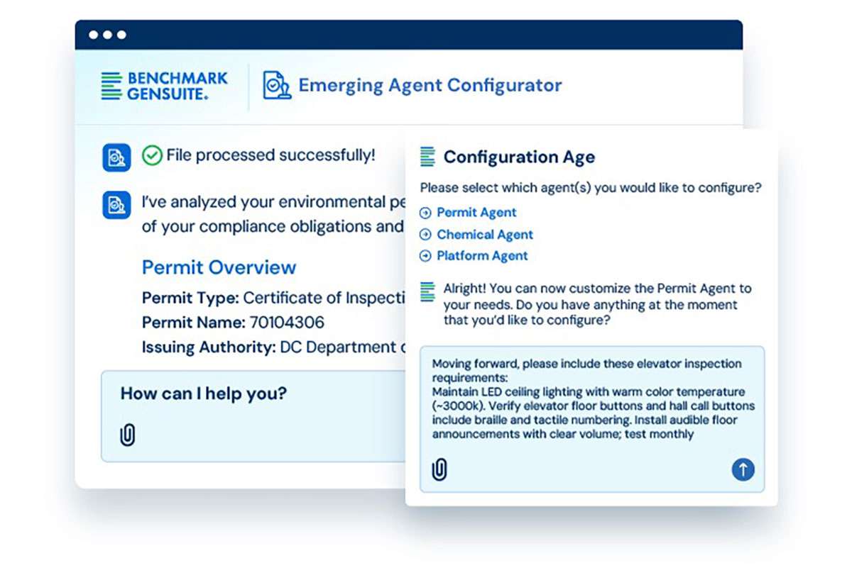 Benchmark Gensuite launches EHS AI agents