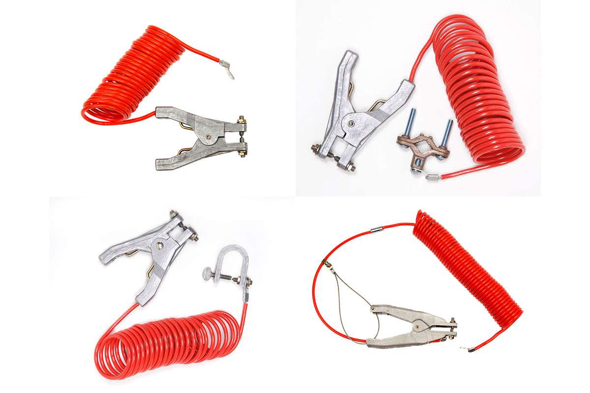 Stewart R. Browne Mfg. Co. Retract-a-Clamp grounding cable