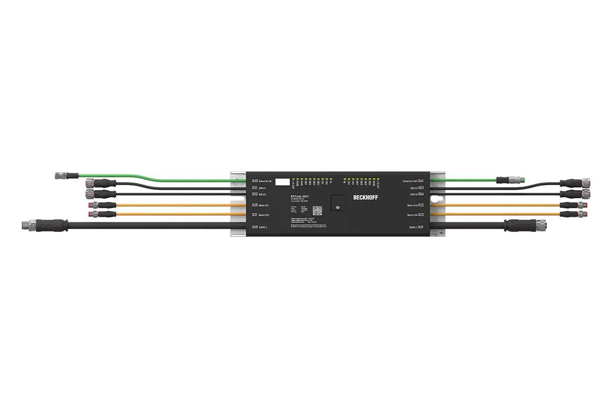 New Beckhoff EP741x motor controllers feature safe torque off function